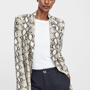 Zara sneak print blazer